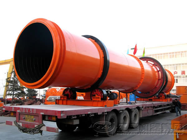 生鐵屑烘干機發貨現場