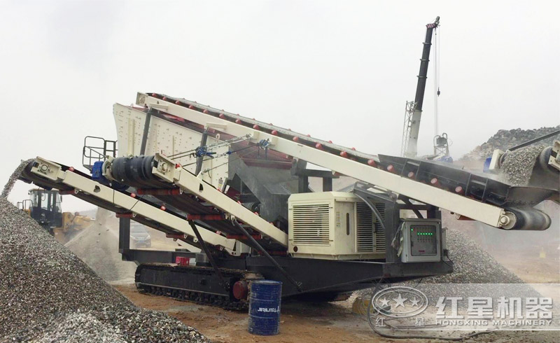 移動振動篩現場 移動振動篩現場