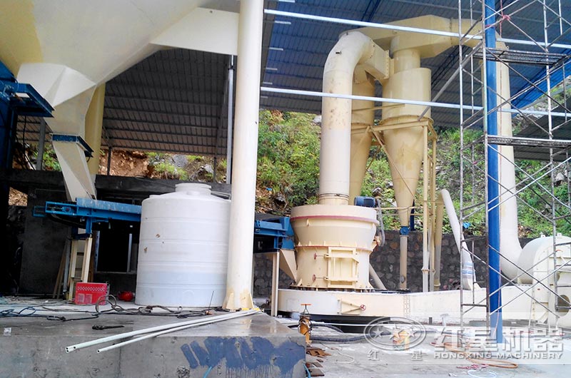 10年老客戶(hù)的磨粉現(xiàn)場(chǎng)