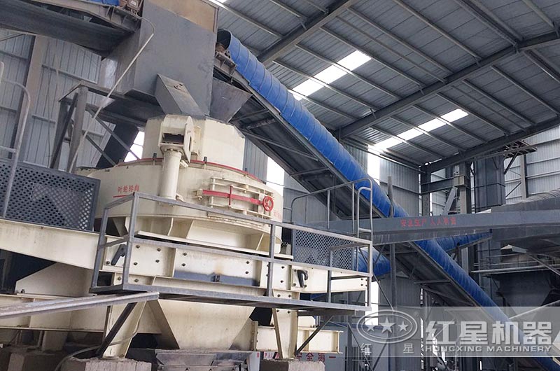 室內環保型制砂現場