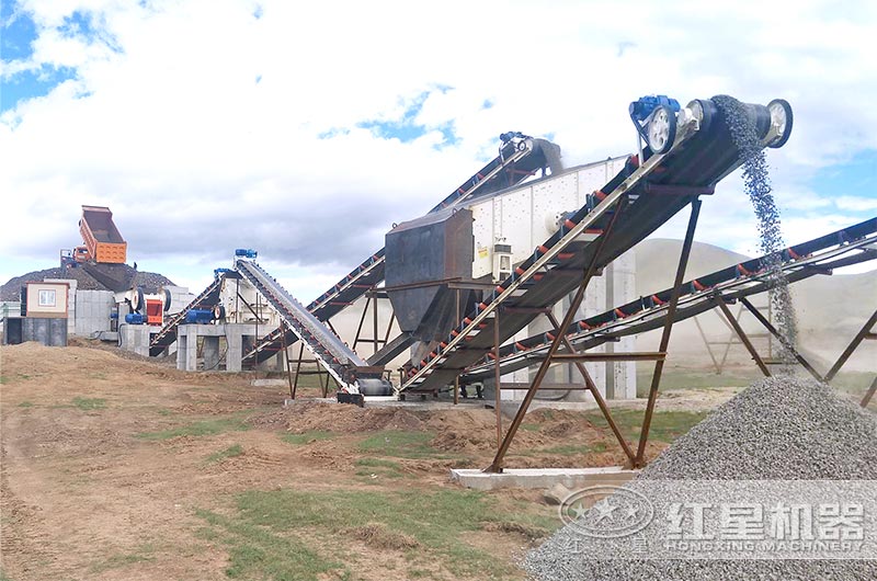 機制砂石子廠生產現場