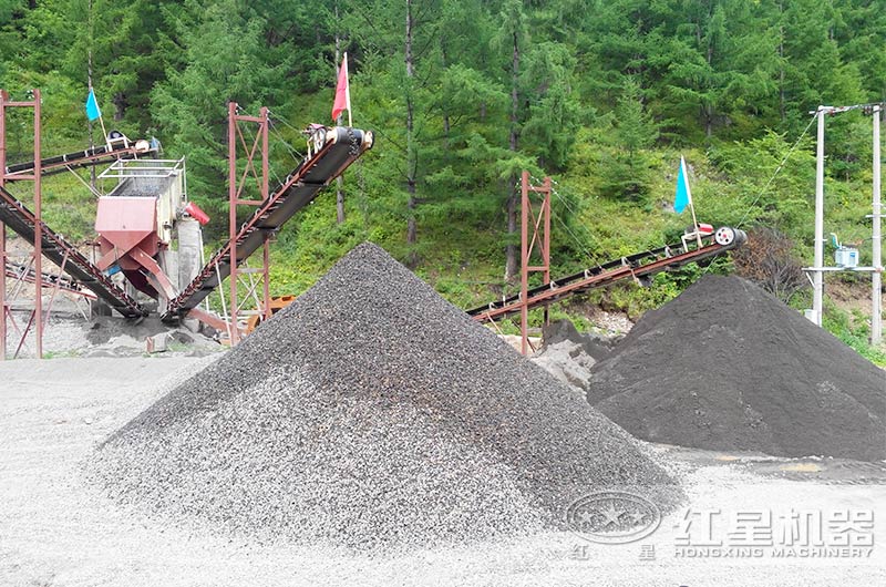 石頭制砂案例現場實拍