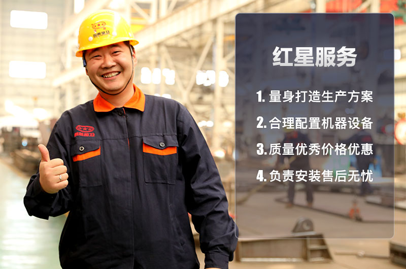 紅星機器用優質的服務回饋客戶的信任