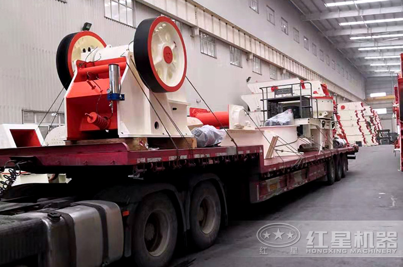 紅星加工石料的老虎機發貨