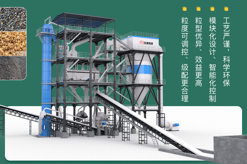 樓式制砂生產線設備性能優勢