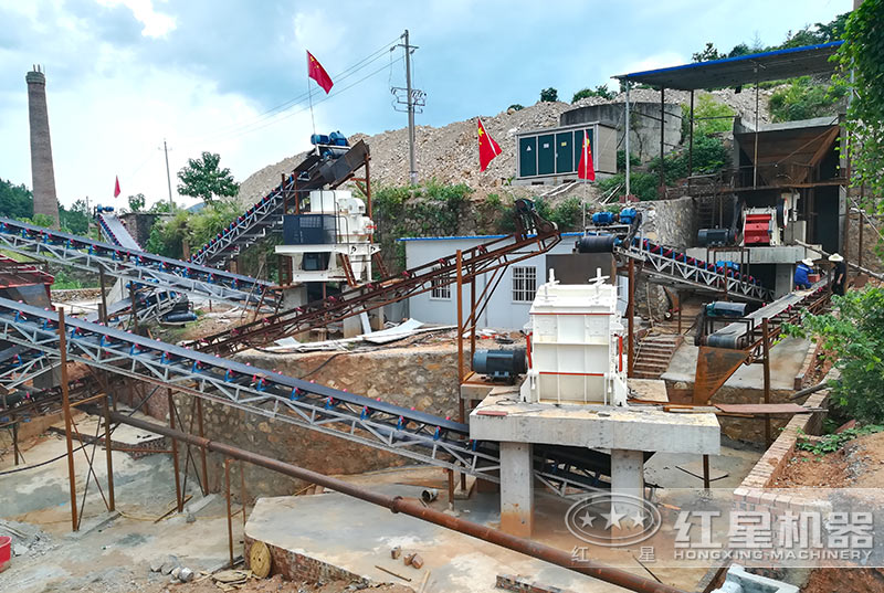 VSI制砂機現場