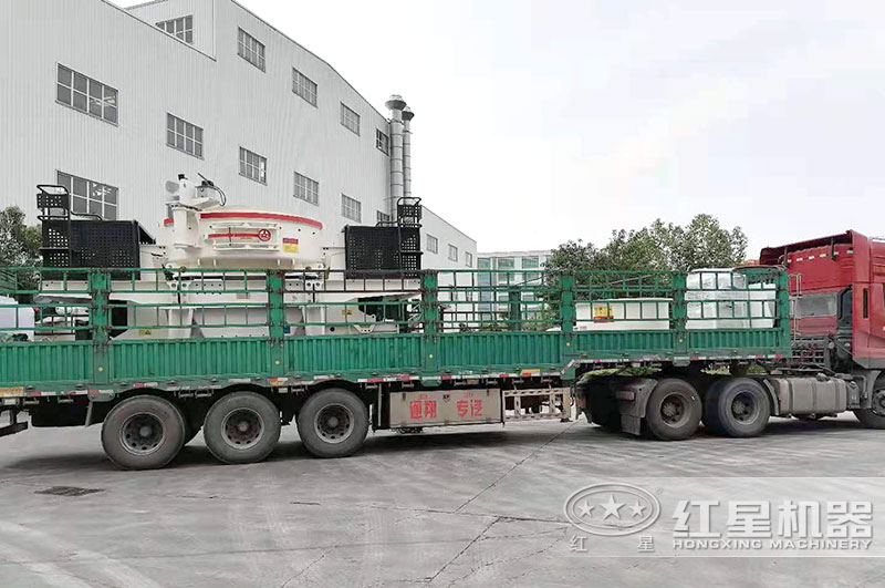 玄武巖制砂機發貨現場