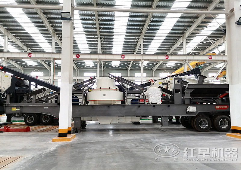 車載移動制砂機，需要搭配半掛車頭