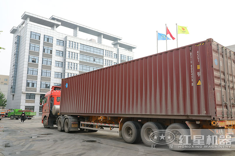 紅星機器機制砂生產線設備發貨